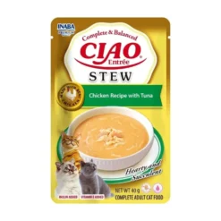 Ciao Entrée Stew Guiso de Pollo con Atún para Gatos