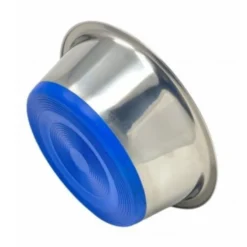 Comedero Acero Inoxidable Base Antideslizante Silicona Perro