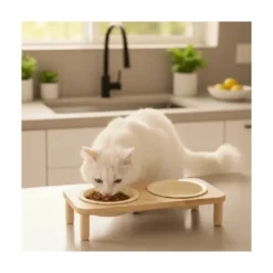 Comedero y Bebedero Cala Blanca para Gatos
