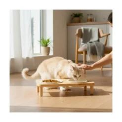 Comedero y Bebedero Cala Blanca para Gatos