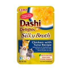 Dashi Silky Broth Caldo con Pollo y Atún para Gato