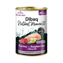 Dibaq Natural Moments Pavo con Frambuesas para Perro