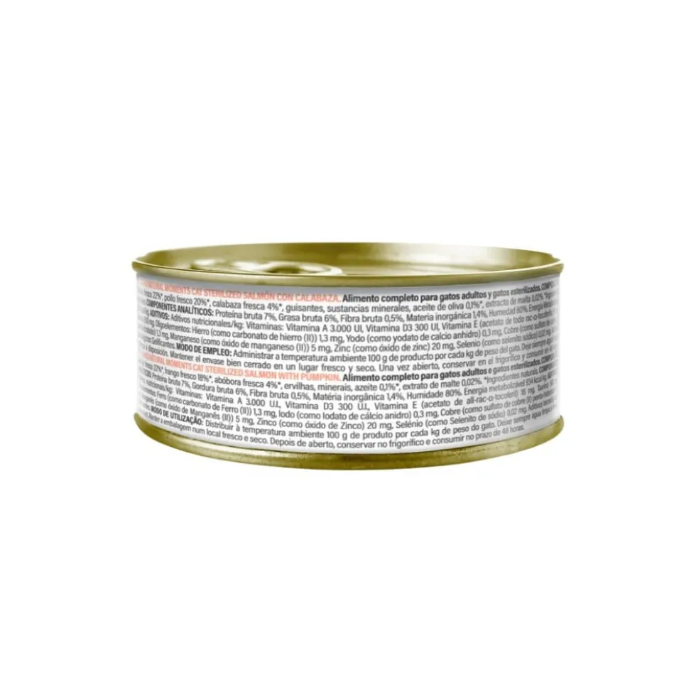 Dibaq Natural Moments Salmón con Calabaza para Gato