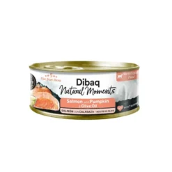 Dibaq Natural Moments Salmón con Calabaza para Gato