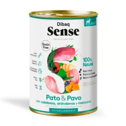 Dibaq Sense Lata de Pato y Pavo para Perro