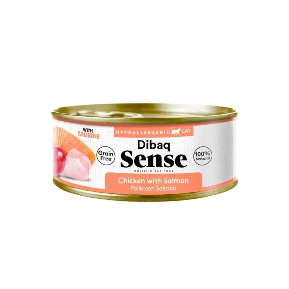 Dibaq Sense Lata de Pollo con Salmón para Gato