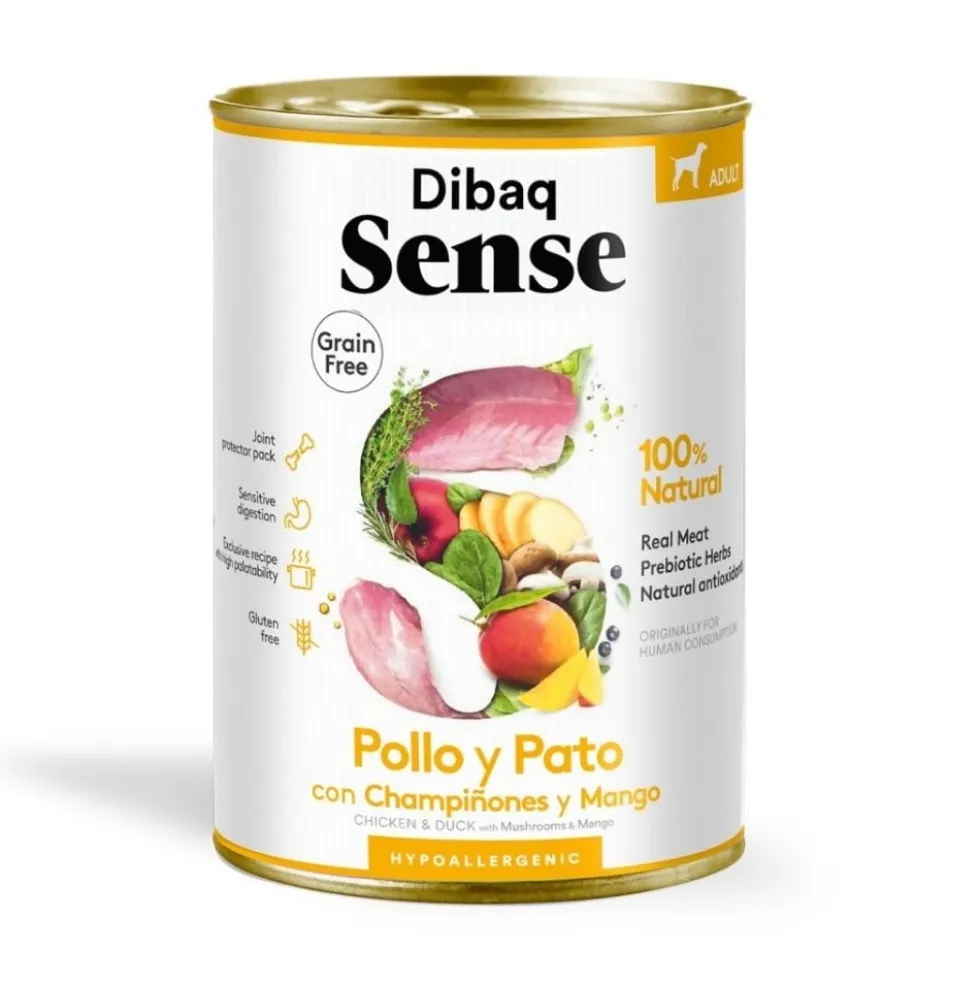 Dibaq Sense Lata de Pollo y Pato para Perro