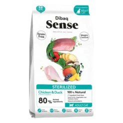 Dibaq Sense Pollo y Pato Pienso para Gatos Esterilizados