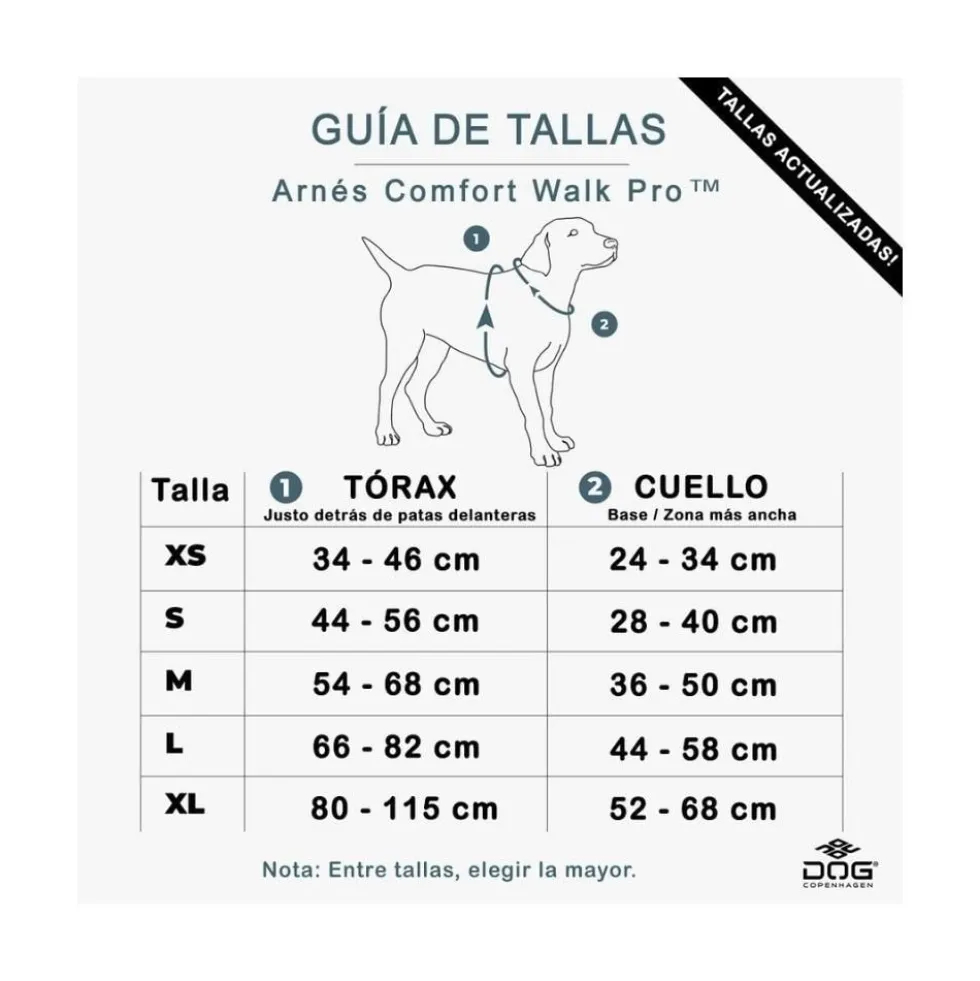 DOG Copenhagen Arnés Rosa Comfort Walk Pro para Perro