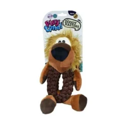 Doggy Masters Peluche Leon con Aro Tirador Perros