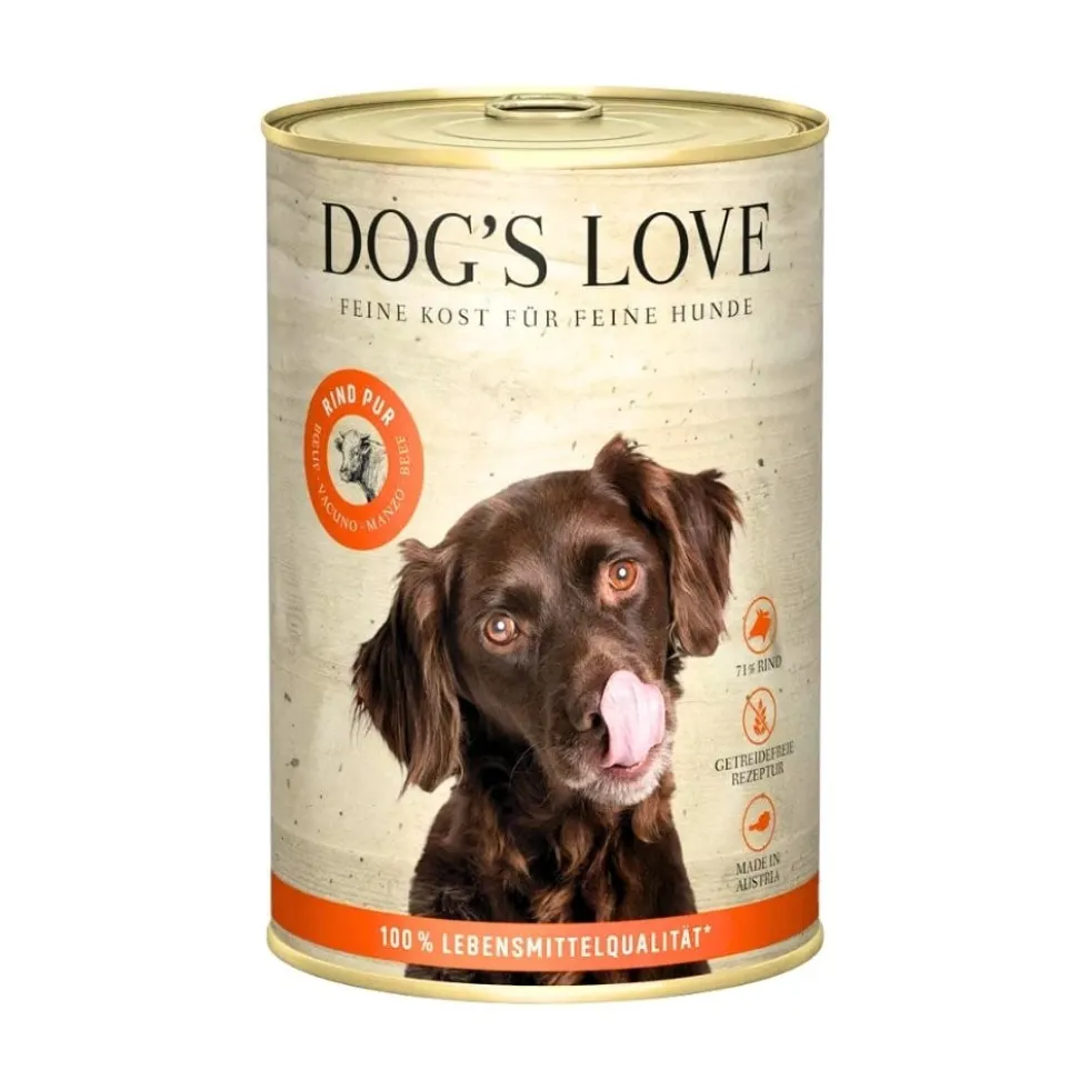 Dogs Love Lata Cocinada con Filosofía BARF Puro Ternera para Perro