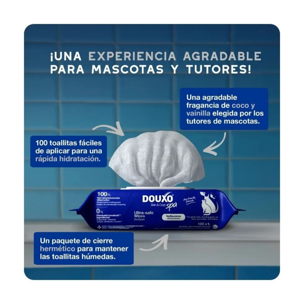 Douxo Spa Toallitas Húmedas