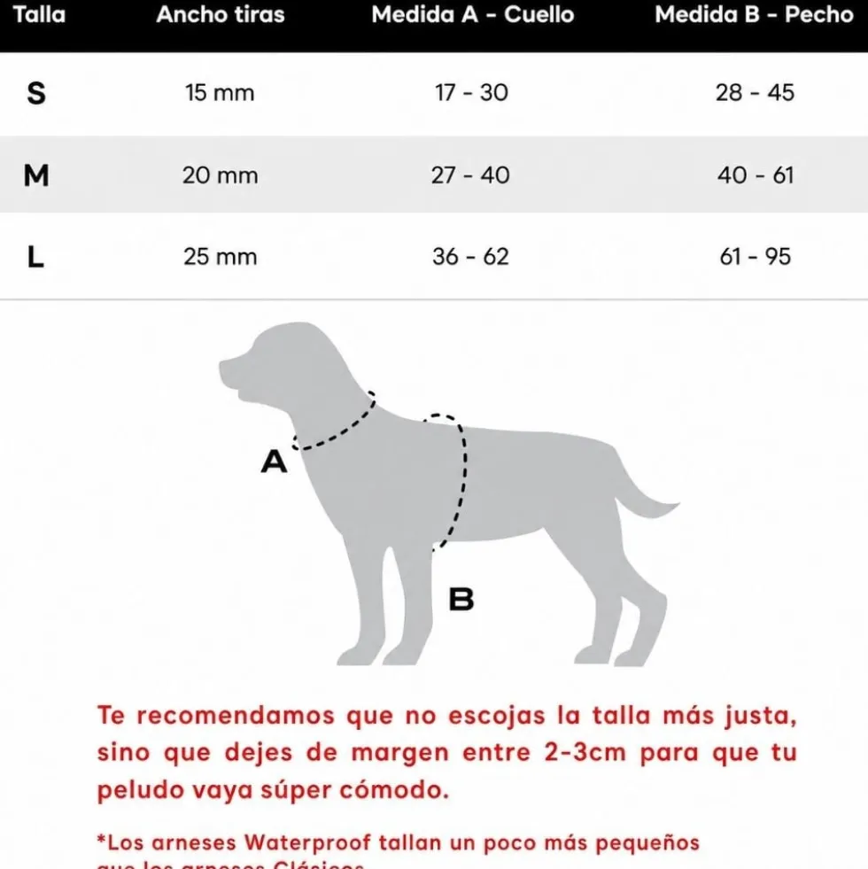 Dukier Arnés Waterproof Blue Lavander para Perro