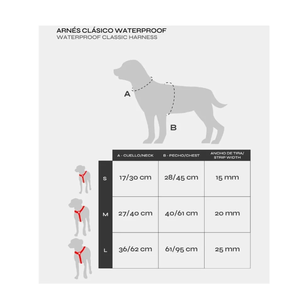 Dukier Arnés Waterproof Morado para Perros