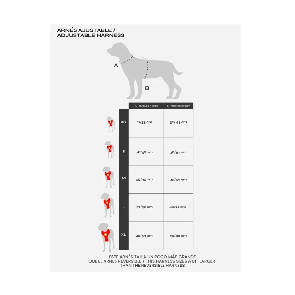 Dukier Smiley Arnés Ajustable para Perros