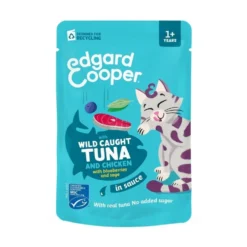Edgard and Cooper Sobre de Atún con Pollo en Salsa para Gato