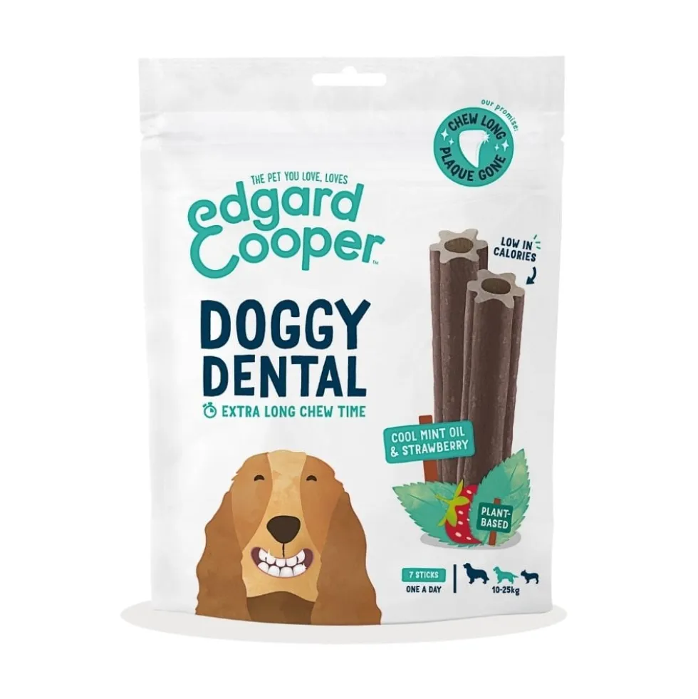 Edgard and Cooper Stick Dental Fresa y Menta para Perro
