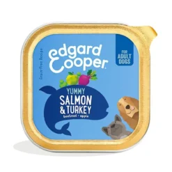 Edgard and Cooper Tarrina Salmón y Pavo 150g Perros