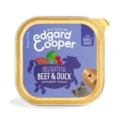 Edgard and Cooper Tarrina Ternera y Pato 150g Perros