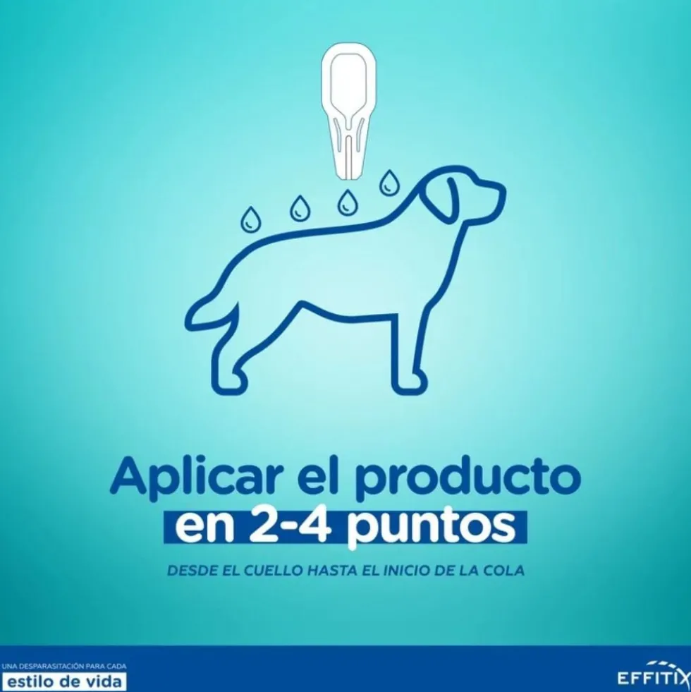 Effitix 4 Pipetas Antiparasitos para Perros (1,5 – 4 kg)
