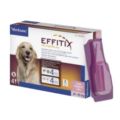 Effitix 4 Pipetas Antiparásitos para Perros (20 – 40 kg)