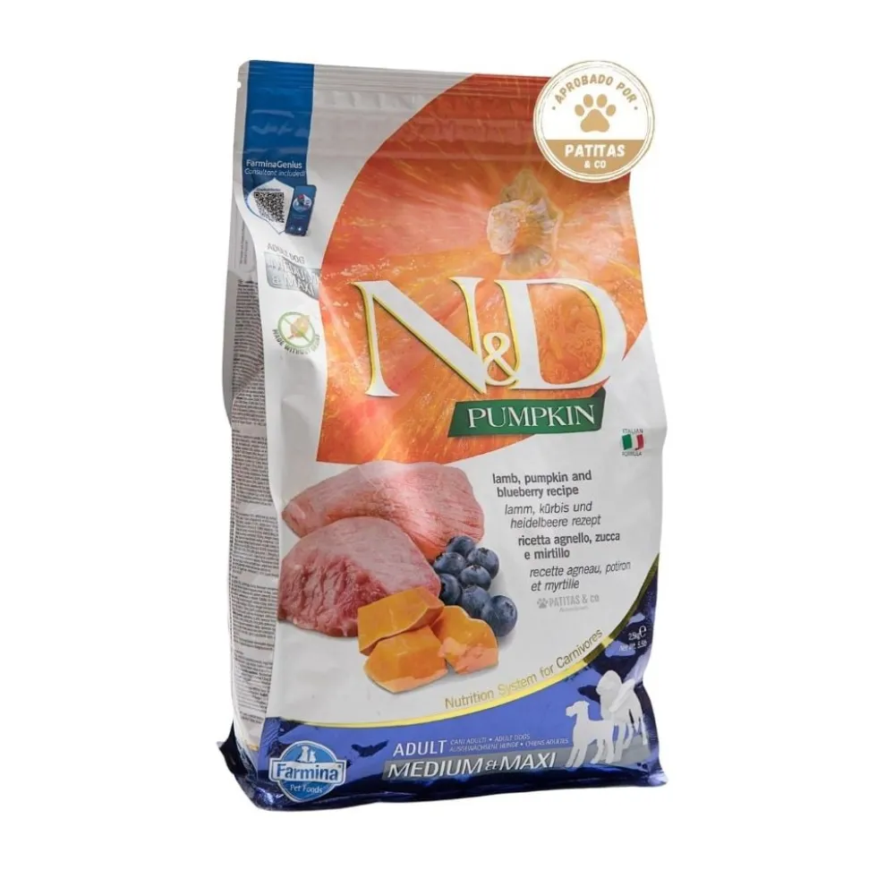 Farmina ND Pumpkin Pienso de Cordero Adult Med/Maxi para Perros