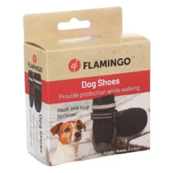 Flamingo Botas Negro Gayo para Perro