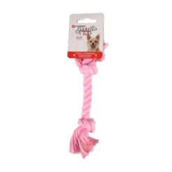 Flamingo Cuerda con Nudos Rosa Para Perros Pequeños