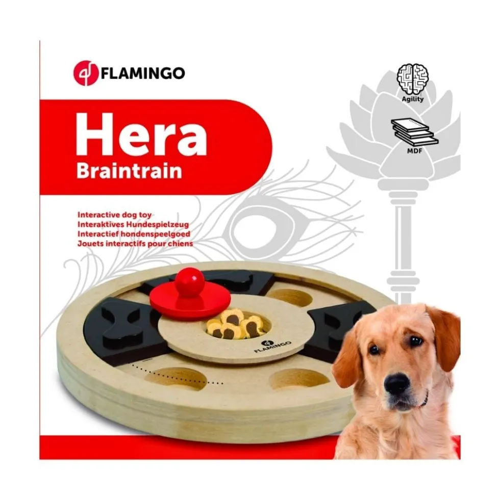 Flamingo Hera Juguete de Inteligencia Interactivo para Perros