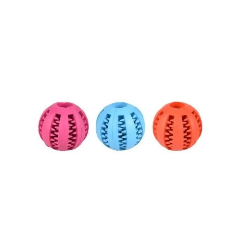 Flamingo Pelota Dental De Goma Para Perro 5cm