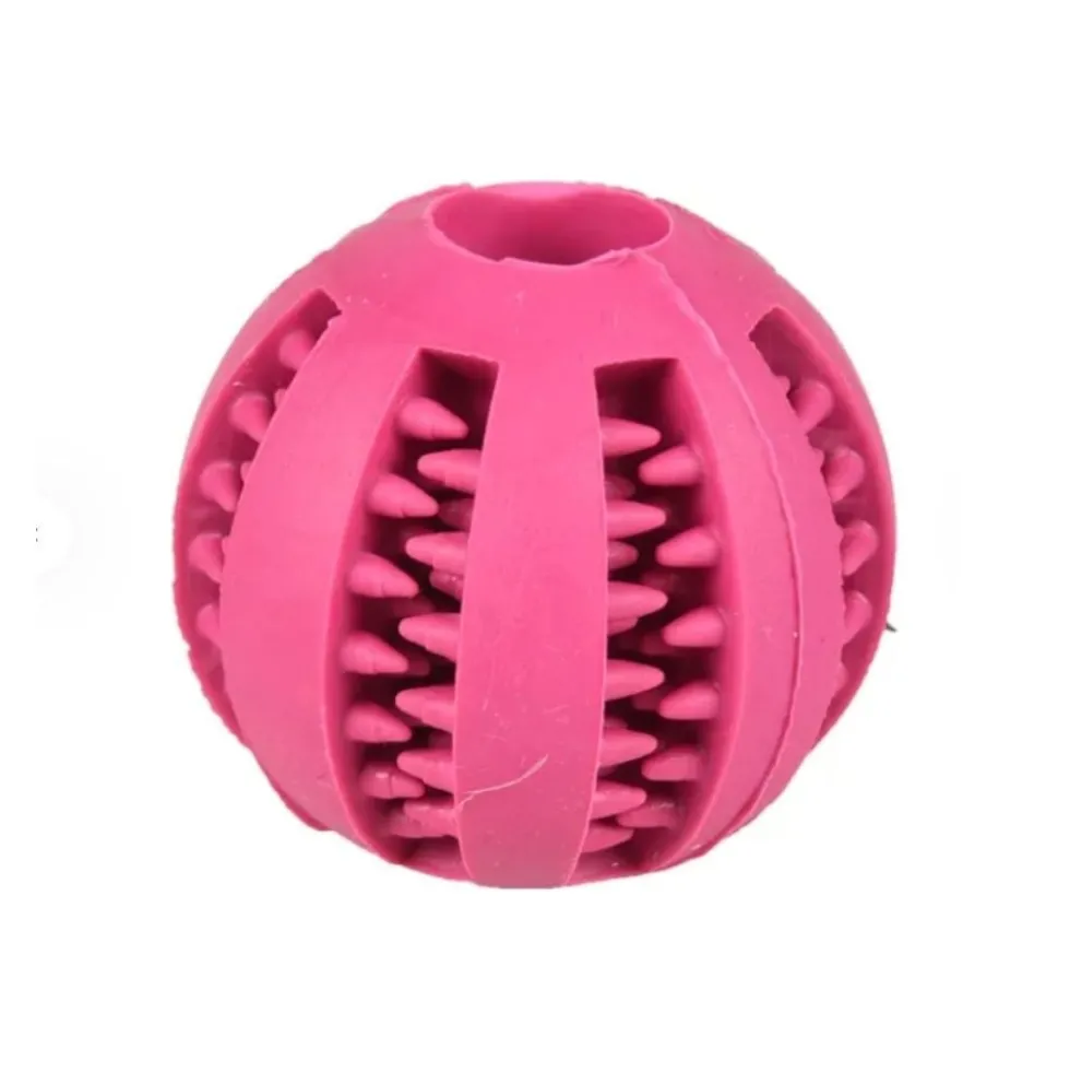 Flamingo Pelota Dental De Goma Para Perro 5cm