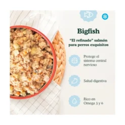 Food for Joe Comida Cocinada Bigfish Pescado para Perro