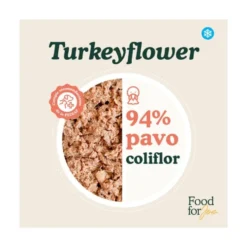 Food for Joe Comida Cocinada Turkeyflower para Gato