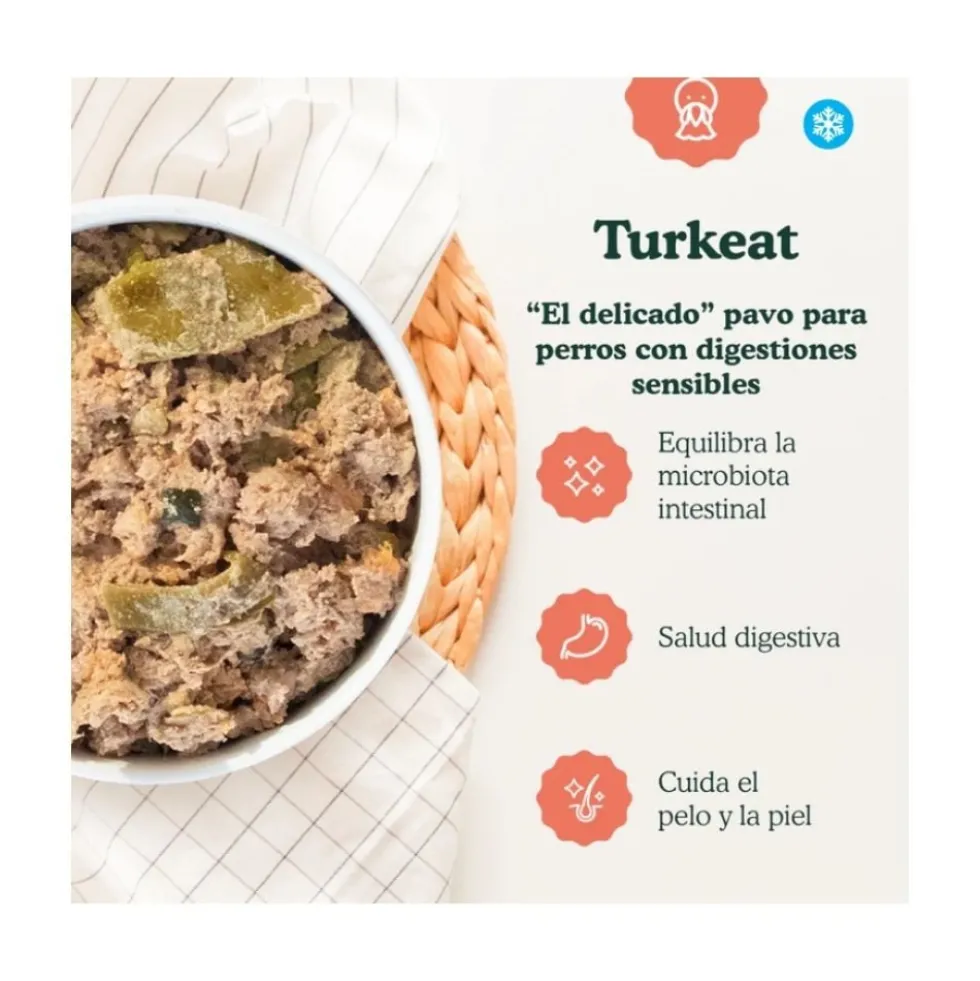 Food for Joe Comida Cocinada Turkeat Pavo para Perro