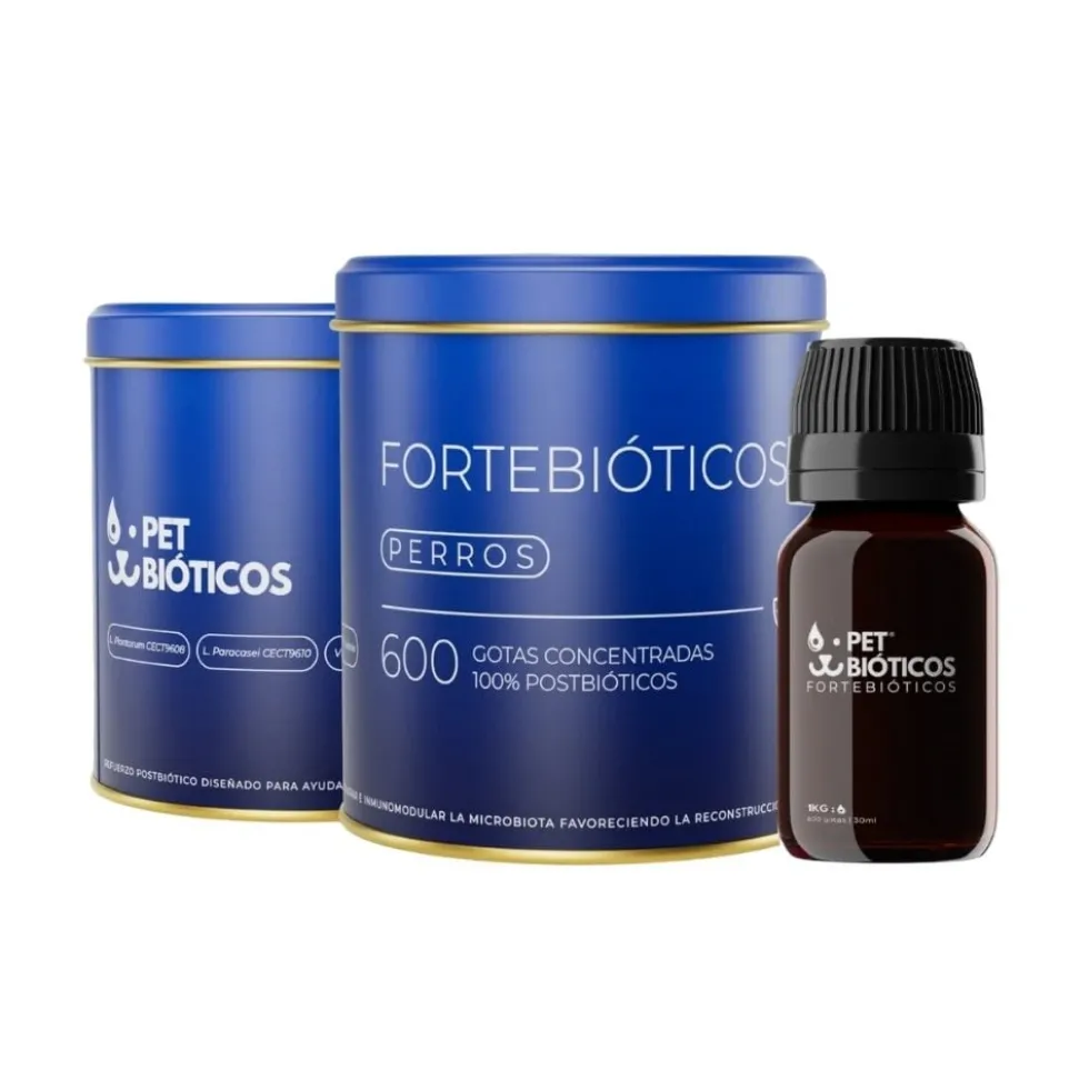 Fortebióticos Gotas Postbióticas para Perro