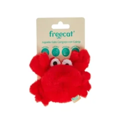 Freecat Juguete Cangrejo con Catnip para Gato
