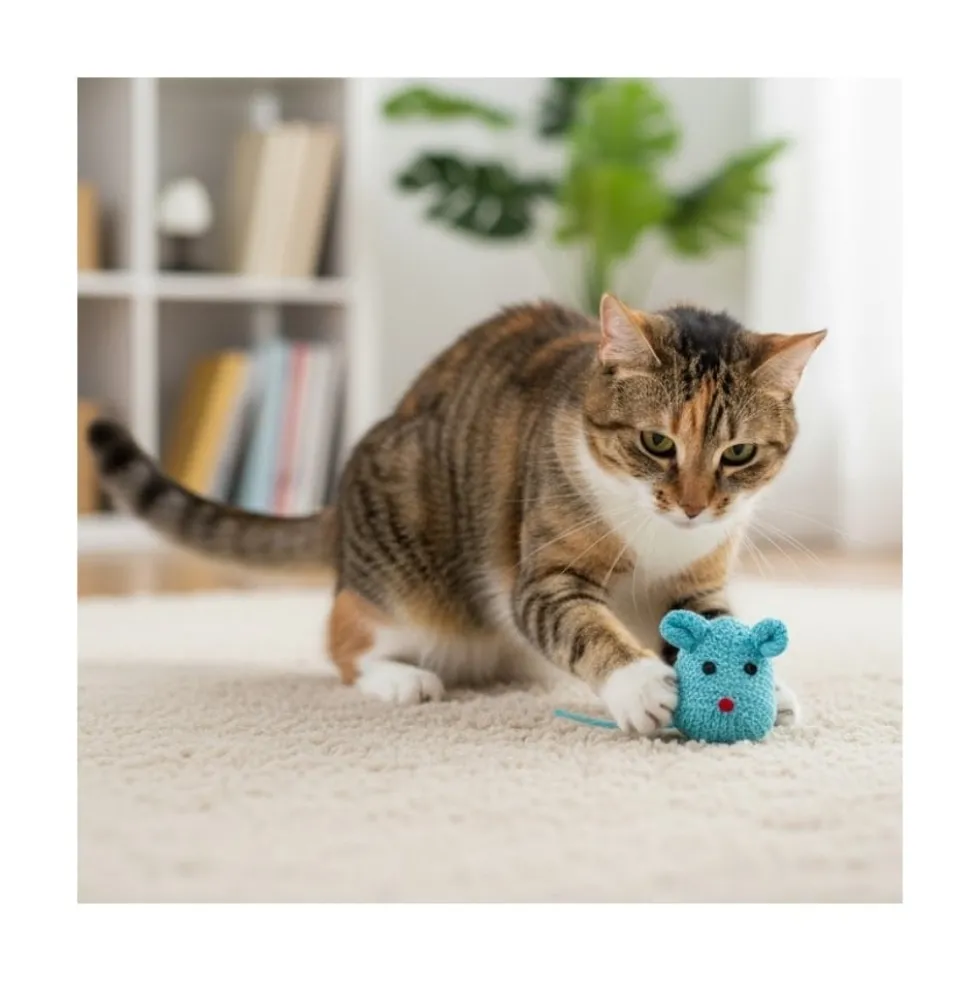 Freecat Peluche Ratón de Lana para Gatos (ud)