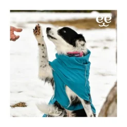 Freedog Abrigo Impermeable Azul para Perro Mediano