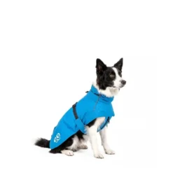 Freedog Abrigo Impermeable Azul para Perro Mediano