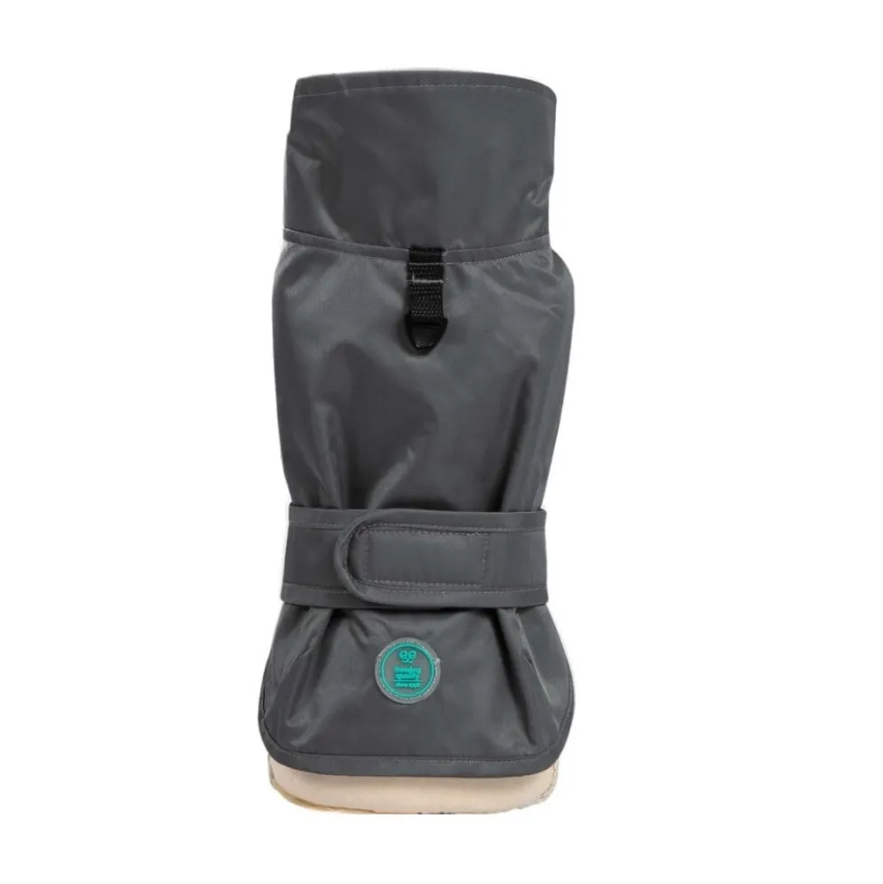 Freedog Abrigo Impermeable Paw Shield Gris Perro Mediano