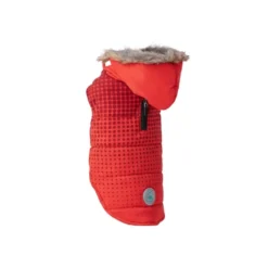 Freedog Abrigo Rojo de Lunares para Perro Mediano