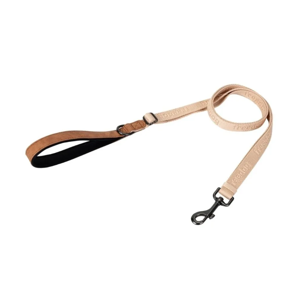Freedog Correa Ajustable Linum Sand Beige 120-180 cm para Perro