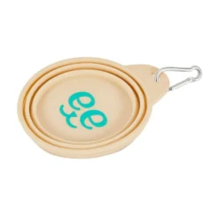 Freedog Plato Plegable de Silicona Beige