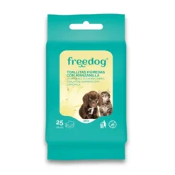 Freedog Toallitas Húmedas Manzanilla Pocket (25 ud)