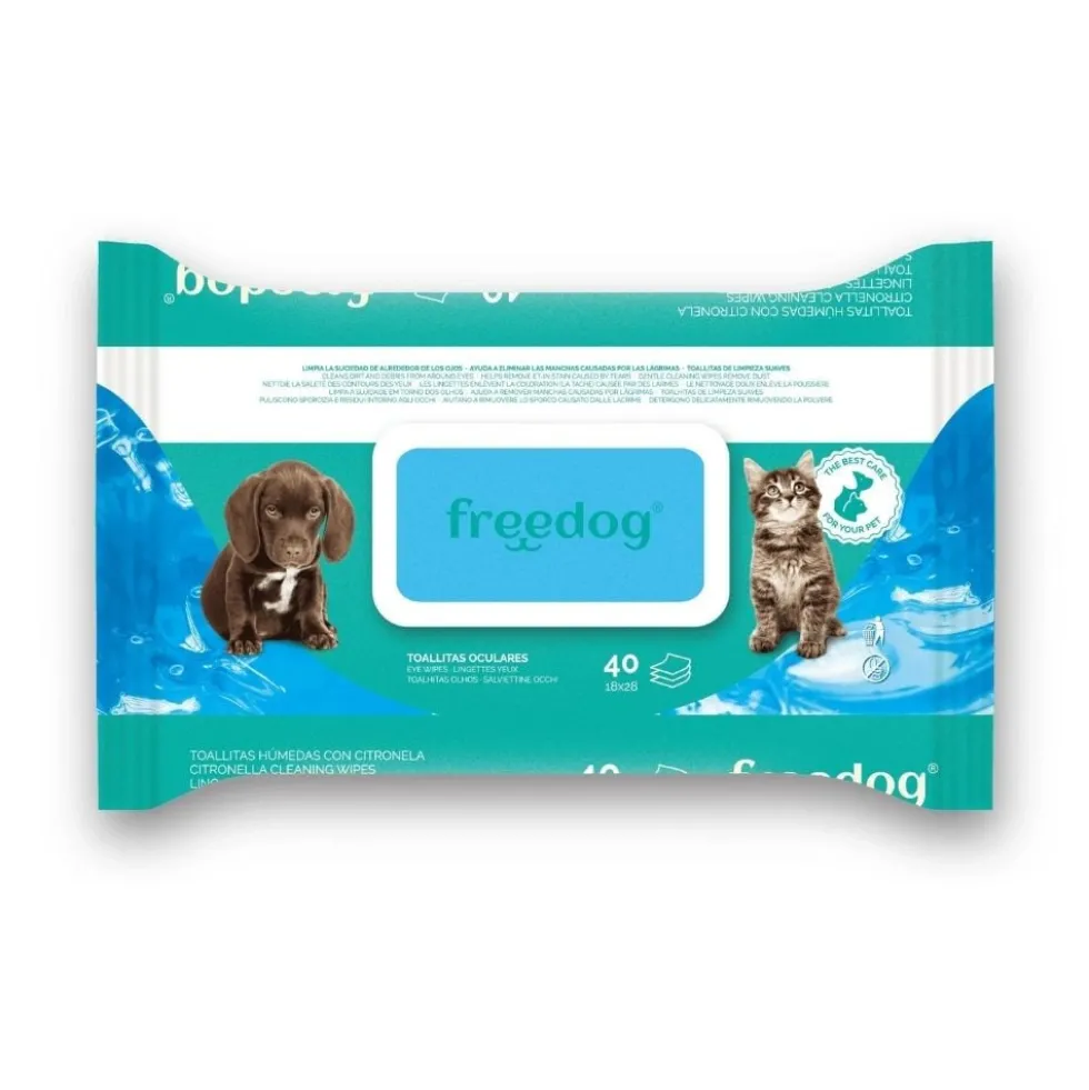 Freedog Toallitas Húmedas Oculares (40 uds)