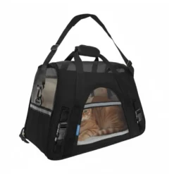 Freedog Transportin Fly Negro para Gatos y Perros Pequeños