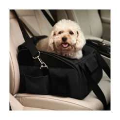 Freedog Transportín Car Bag Negro para Perros Pequeños y Gatos