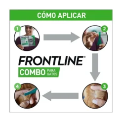 Frontline Combo 3 Pipetas Antiparasitarias para Gatos