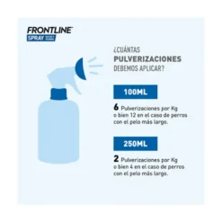 Frontline Spray 250 ml Antiparasitario para Perros y Gatos