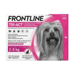 Frontline Tri-Act 3 Pipetas para Perros 2 a 5 kg